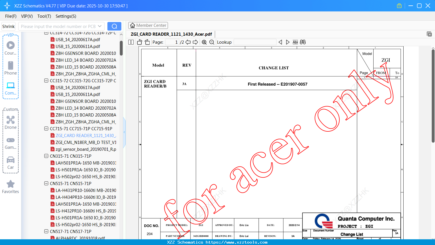 Laptop ZGI_CARD READER_1121_1430_Acer